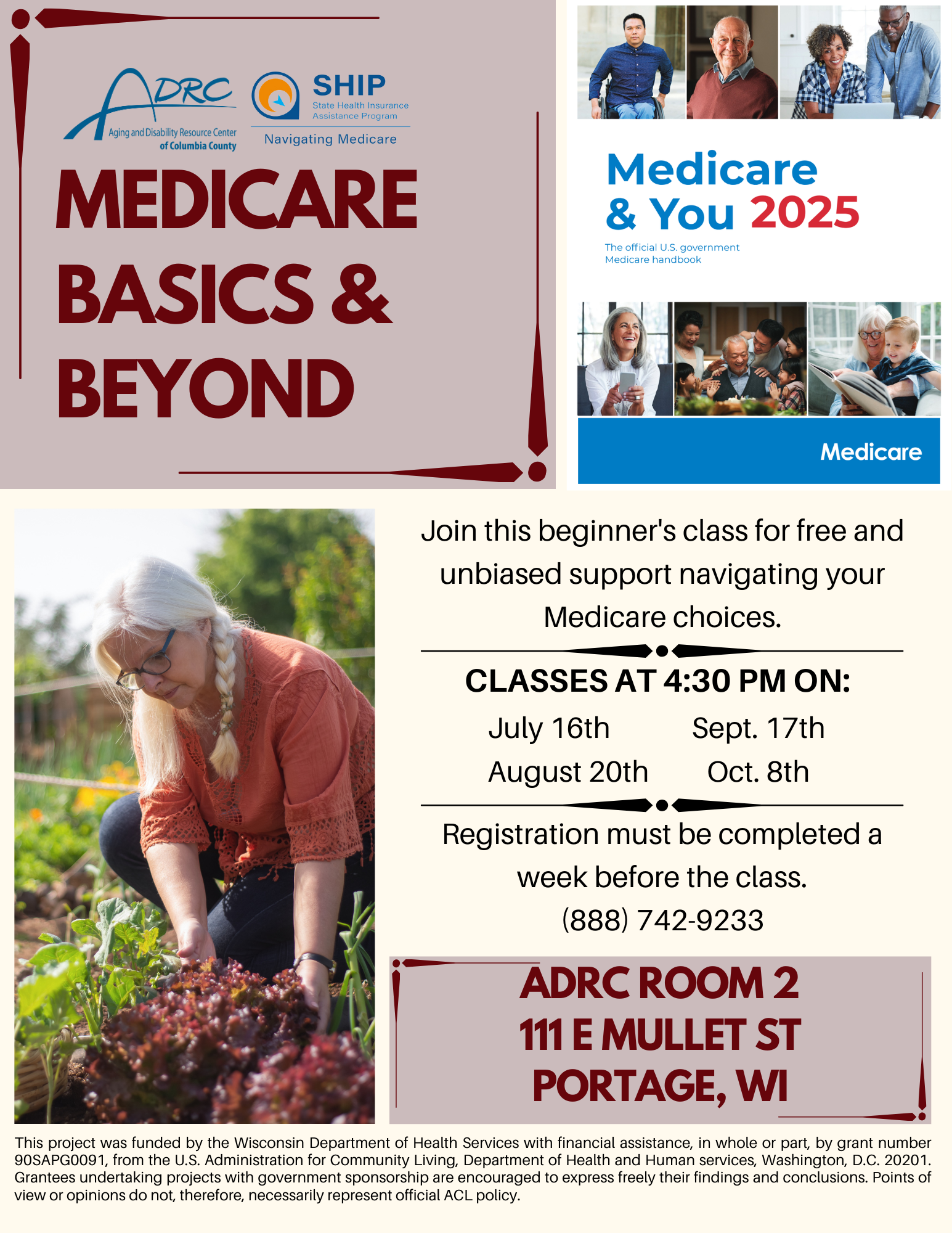 Flyer for Medicare Basics and Beyond